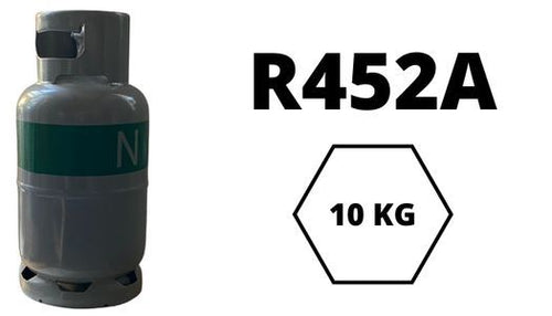 KälteGas Shop R-452A Opteon XP44 Kältemittel 10 kg Mehrwegzylinder GWP 1945 Sicherheitsklasse A1